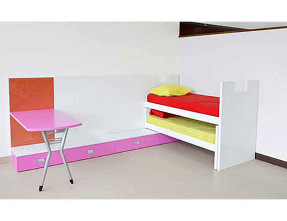 Kids Bunk Bed, Bunker Cots, Stainless Steel Bunker Cot, Wooden Bunker Cot, Modern Bunk Cot