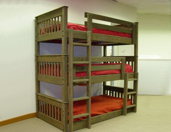 Kids Bunk Bed, Bunker Cots, Stainless Steel Bunker Cot, Wooden Bunker Cot, Modern Bunk Cot