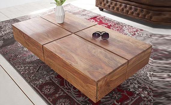 stainless steel coffee tables, metallic coffee tables, wooden coffee table