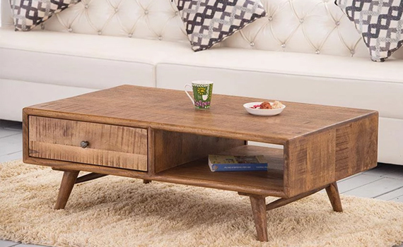 stainless steel coffee tables, metallic coffee tables, wooden coffee table