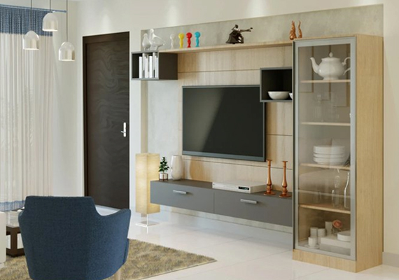 Wall Mounted TV Unit, Entertainment Units, TV Stands, TV Wall-mounted unit, Modular TV Units, Modern Wall Mounted TV Unit