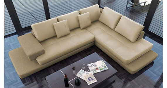 Embroidered upholstery sectional sofa set, Rich leather sectional sofa set, Fabric sectional sofa set, L shaped sofa set