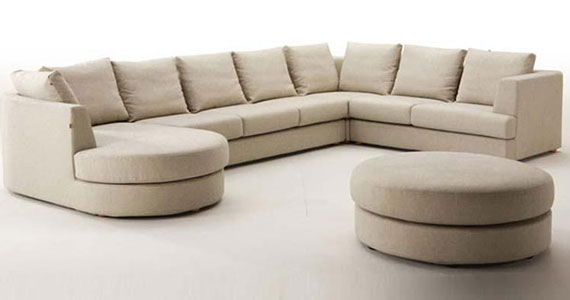 Embroidered upholstery sectional sofa set, Rich leather sectional sofa set, Fabric sectional sofa set, L shaped sofa set