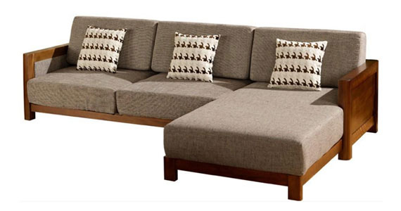 Embroidered upholstery sectional sofa set, Rich leather sectional sofa set, Fabric sectional sofa set, L shaped sofa set