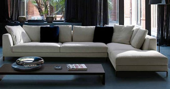 Embroidered upholstery sectional sofa set, Rich leather sectional sofa set, Fabric sectional sofa set, L shaped sofa set