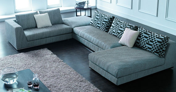 Embroidered upholstery sectional sofa set, Rich leather sectional sofa set, Fabric sectional sofa set, L shaped sofa set