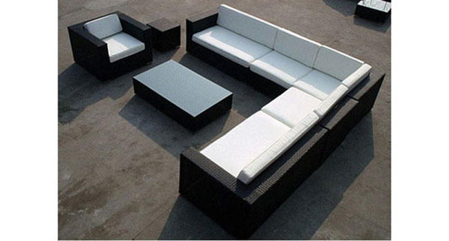 Patio Furniture, Outdoor lounge wicker chairs, Wicker Sofa