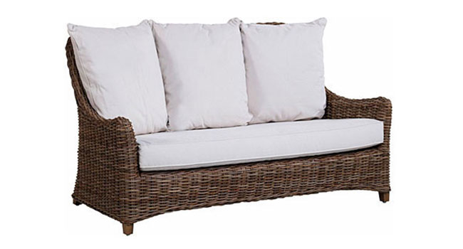 Patio Furniture, Outdoor lounge wicker chairs, Wicker Sofa