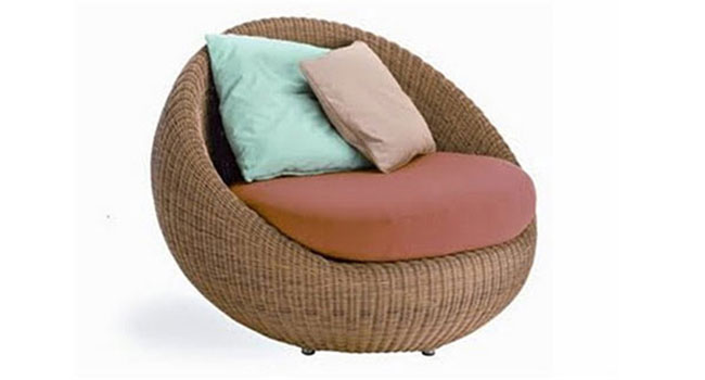 Patio Furniture, Outdoor lounge wicker chairs, Wicker Sofa