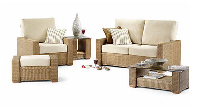 Patio Furniture, Outdoor lounge wicker chairs, Wicker Sofa