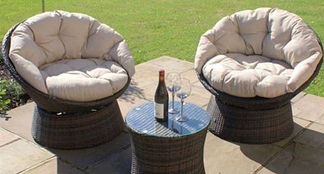 Patio Furniture, Outdoor lounge wicker chairs, Wicker Sofa