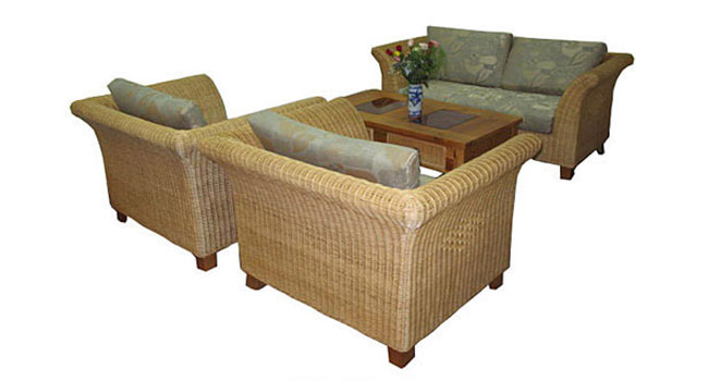 Patio Furniture, Outdoor lounge wicker chairs, Wicker Sofa