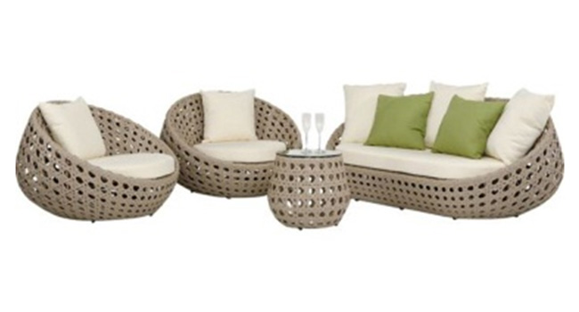 Patio Furniture, Outdoor lounge wicker chairs, Wicker Sofa