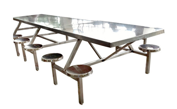 Classic round cafeteria tables, Square cafeteria tables and Rectangle cafeteria tables, Half-round cafeteria tables and Serpentine cafeteria tables