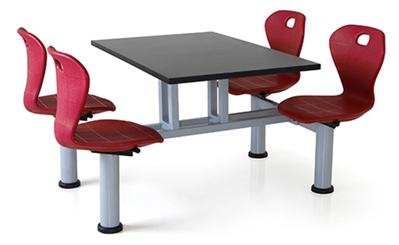 Classic round cafeteria tables, Square cafeteria tables and Rectangle cafeteria tables, Half-round cafeteria tables and Serpentine cafeteria tables