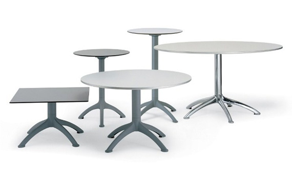 Classic round cafeteria tables, Square cafeteria tables and Rectangle cafeteria tables, Half-round cafeteria tables and Serpentine cafeteria tables