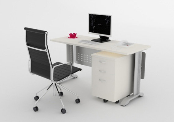 ergonomic computer table, modular computer table, home computer table, single computer table