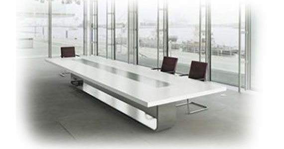 Ergonomic modular conference tables, Modern glass top conference tables & Stainless steel conference table