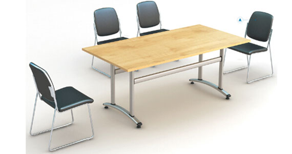 Ergonomic modular conference tables, Modern glass top conference tables & Stainless steel conference table