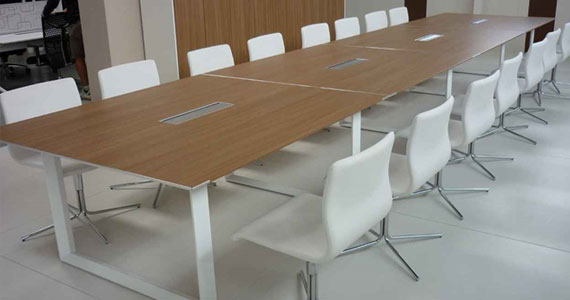 Ergonomic modular conference tables, Modern glass top conference tables & Stainless steel conference table