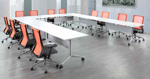 Ergonomic modular conference tables, Modern glass top conference tables & Stainless steel conference table