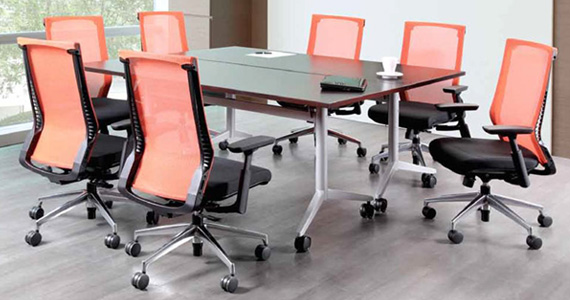 Ergonomic modular conference tables, Modern glass top conference tables & Stainless steel conference table