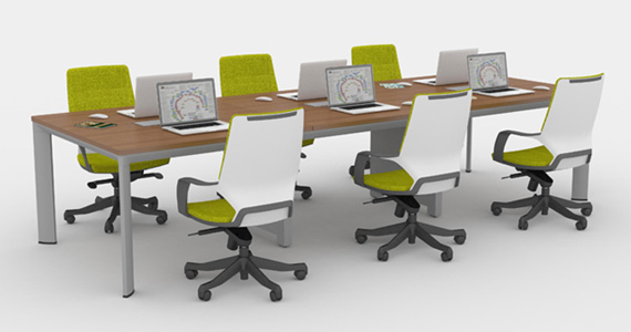 Ergonomic modular conference tables, Modern glass top conference tables & Stainless steel conference table