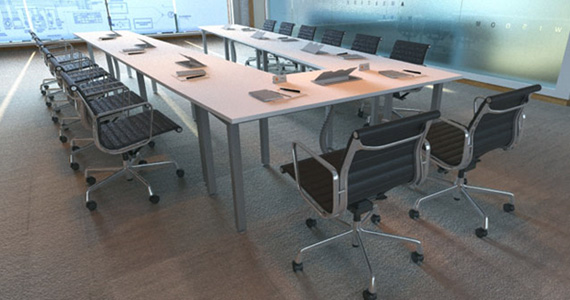 Ergonomic modular conference tables, Modern glass top conference tables & Stainless steel conference table