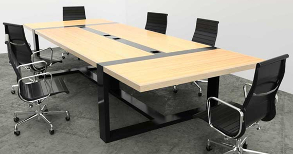 Ergonomic modular conference tables, Modern glass top conference tables & Stainless steel conference table