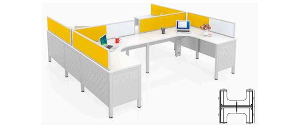 Ergonomic Modular Office Systems, Modular Workstations, Modular Office Furniture