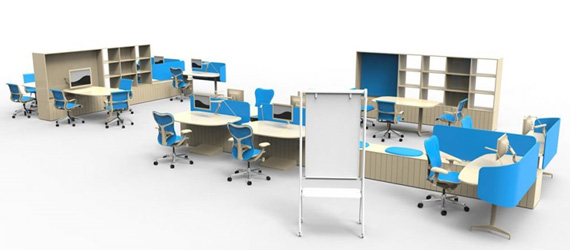 Ergonomic Modular Office Systems, Modular Workstations, Modular Office Furniture