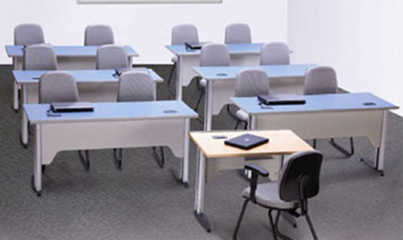 U-shaped training tables, rectangular training tables, round training table, Corner training tables, trapezoid training tables, Computer lab training tables, desktop training tables